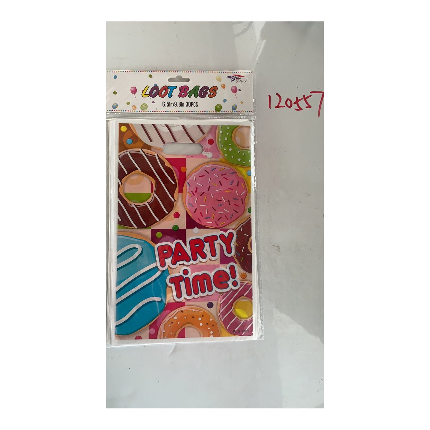 30 ct Loot bags Donut 120Pk/Cs