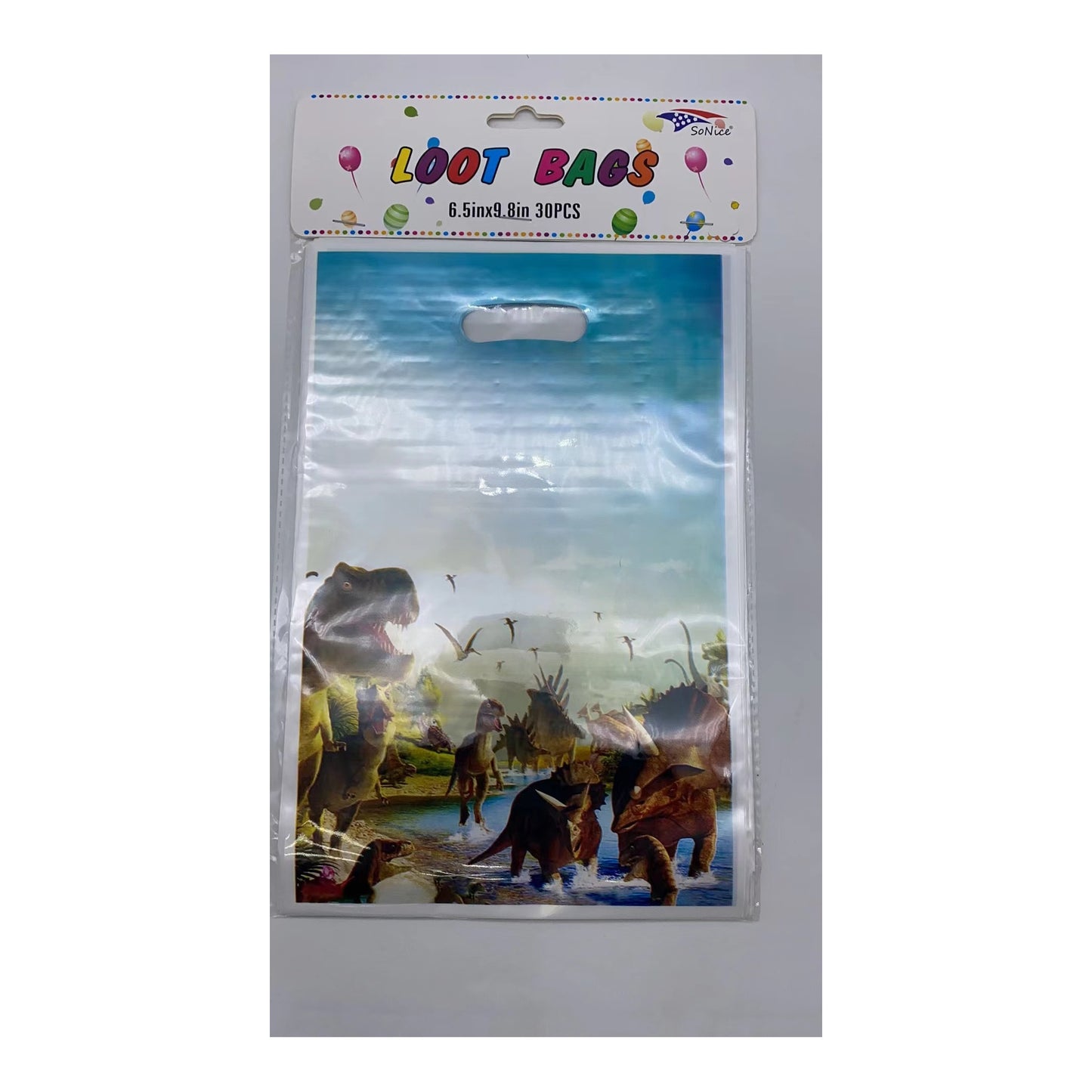 30 ct Loot bags Dino 480Pk/Cs Inner 12Pk