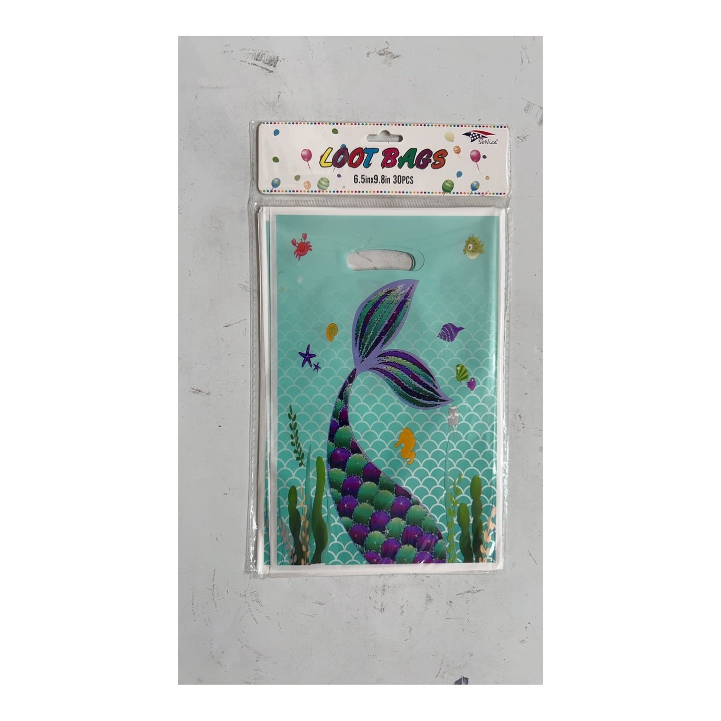 30 ct Loots Bag Mermaid120Pk/Cs