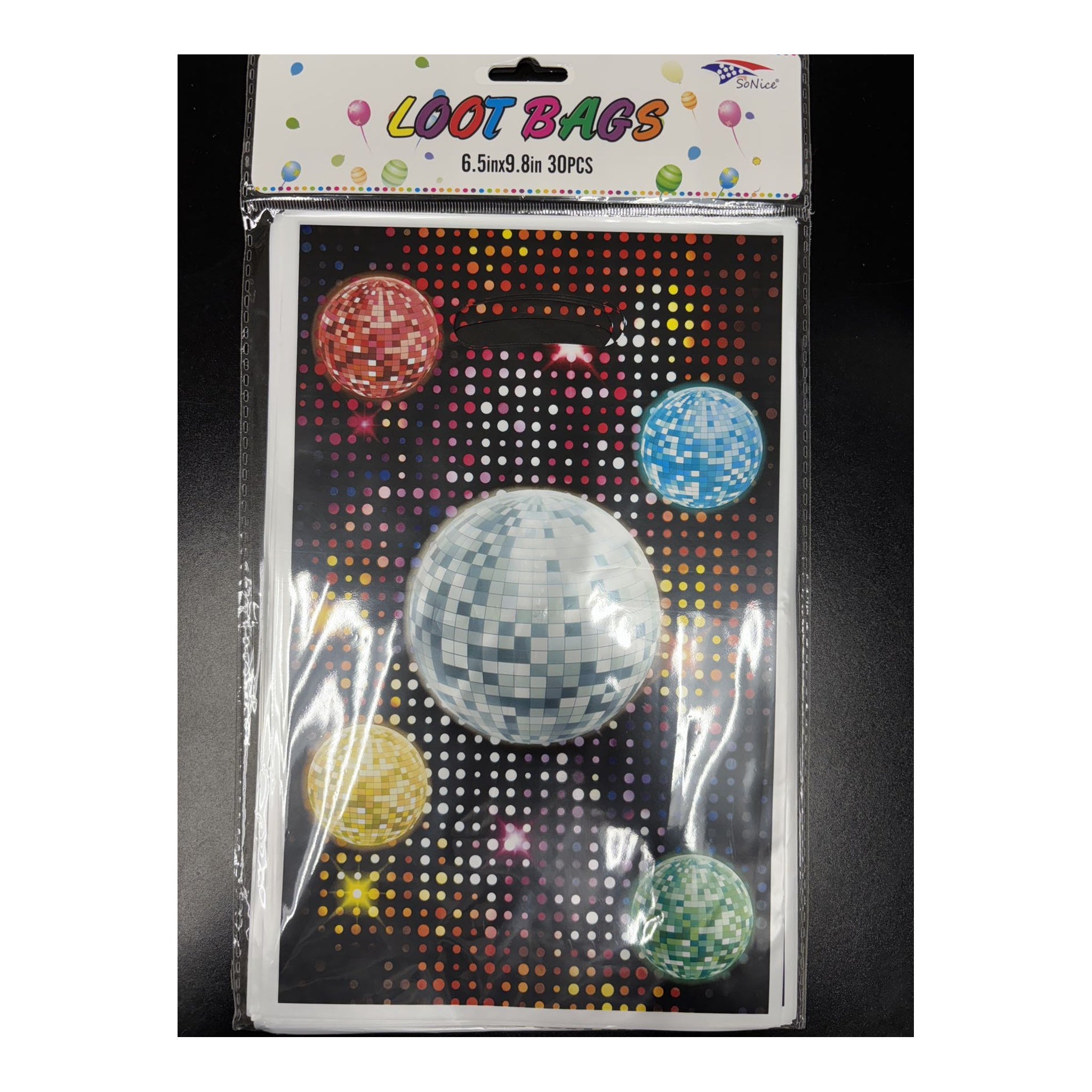 30 ct Loot bags Disco 480Pk/Cs Inner 12Pk