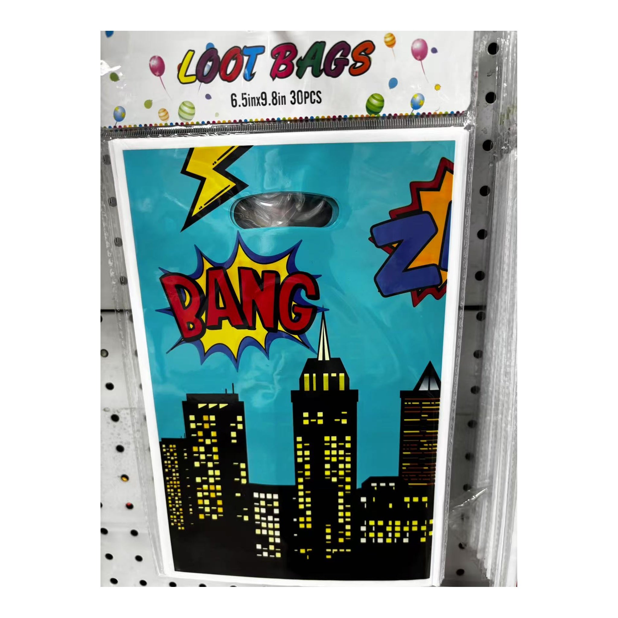 30 ct Loot bags Hero Boom120Pk/Cs
