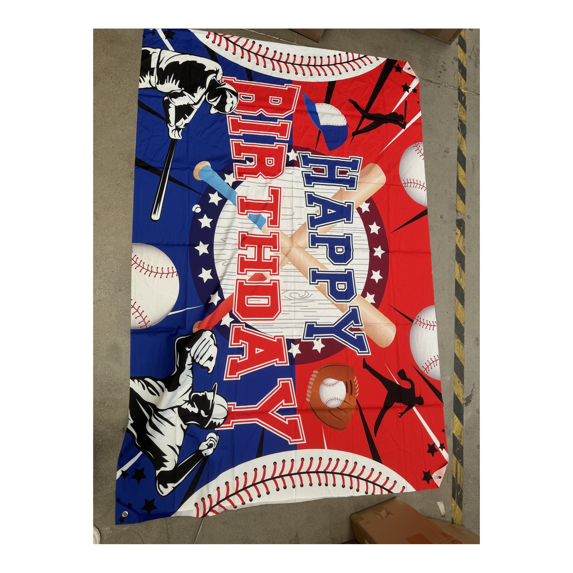 4" x 6" Backdrop Baseball