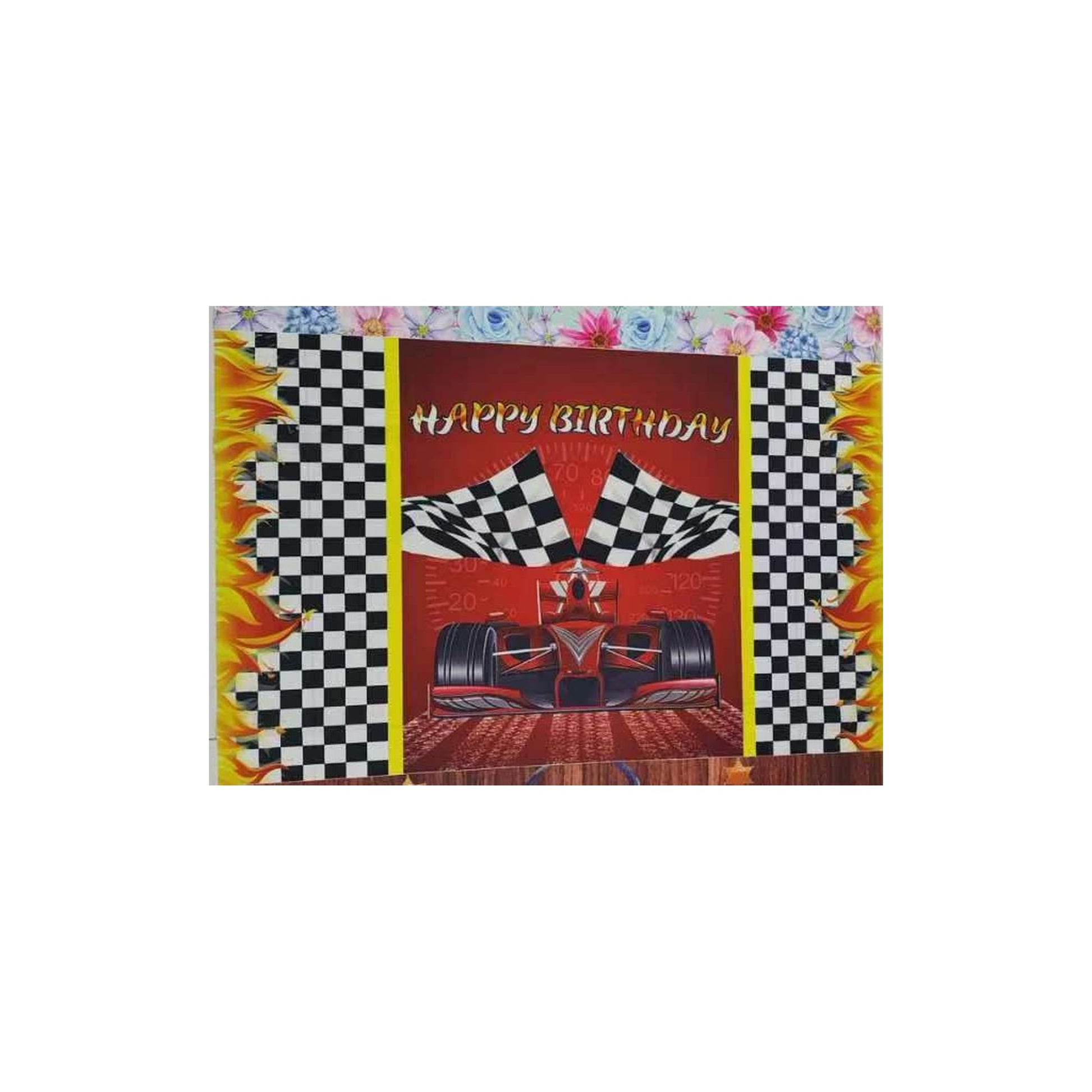 Backdrop Racing Car