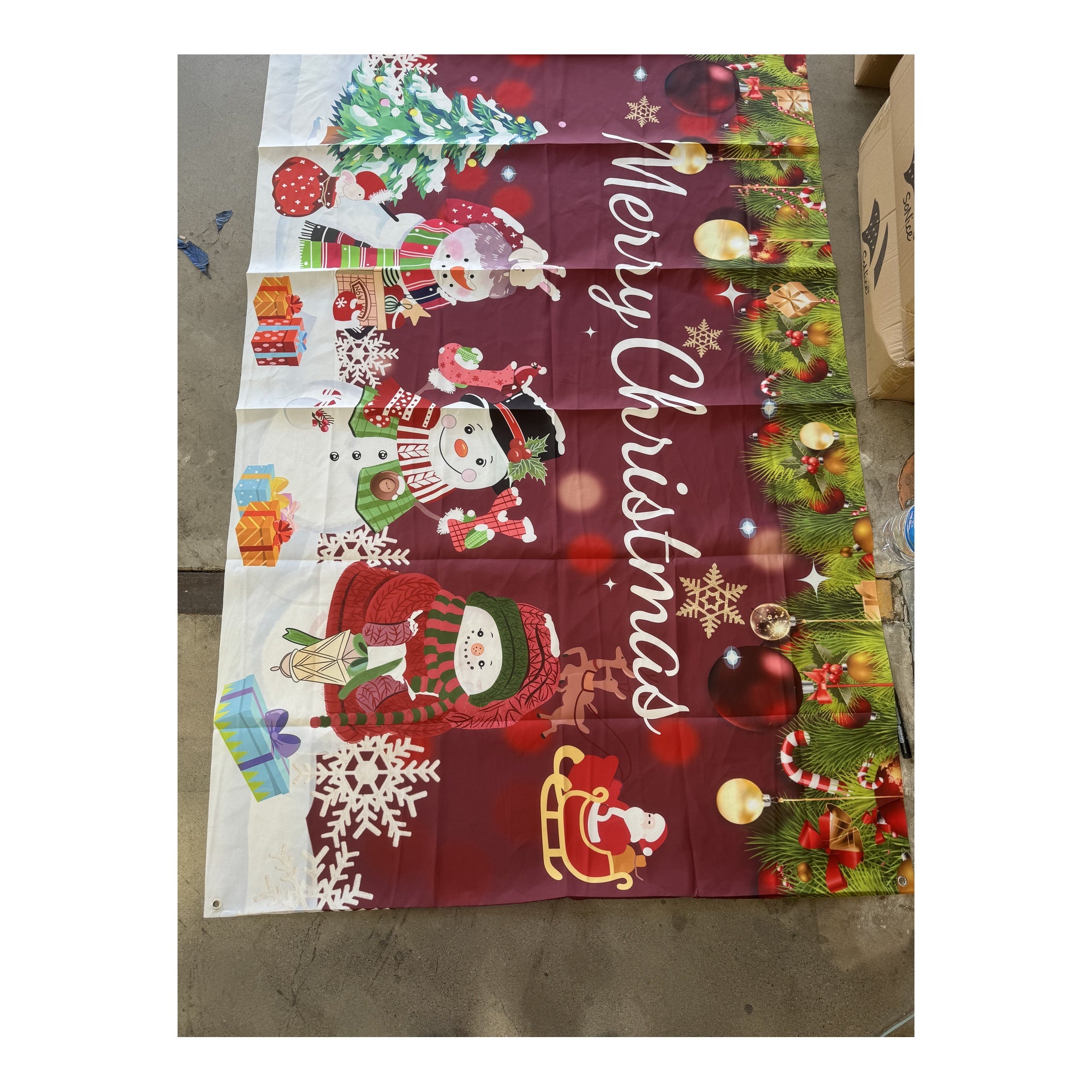 4" x 6" Backdrop Merry Christmas