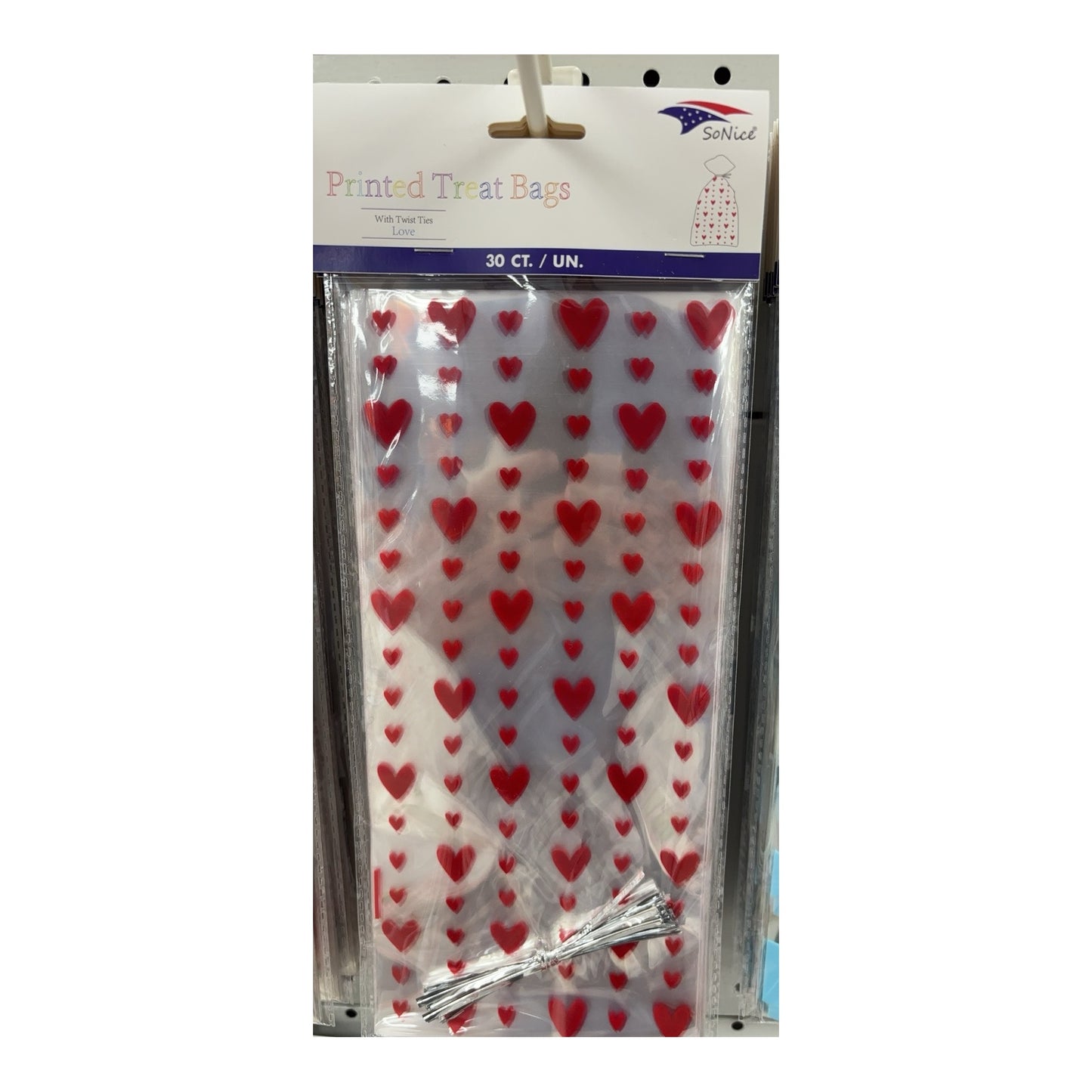 Cellophane bags 30 ct Love 240Pk/Cs