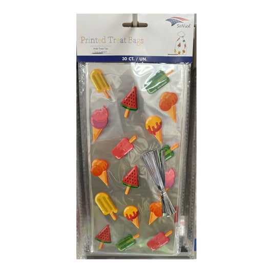 Cellophane bags 30 ct Ice Cream 240Pk/Cs