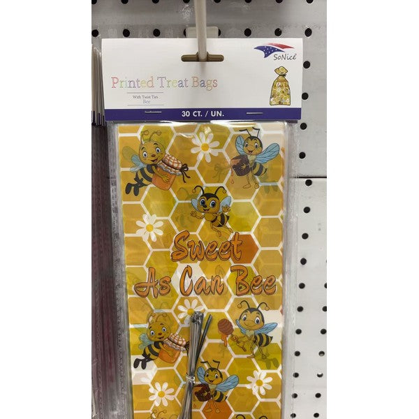 Cellophane Bags Bee 30pcs