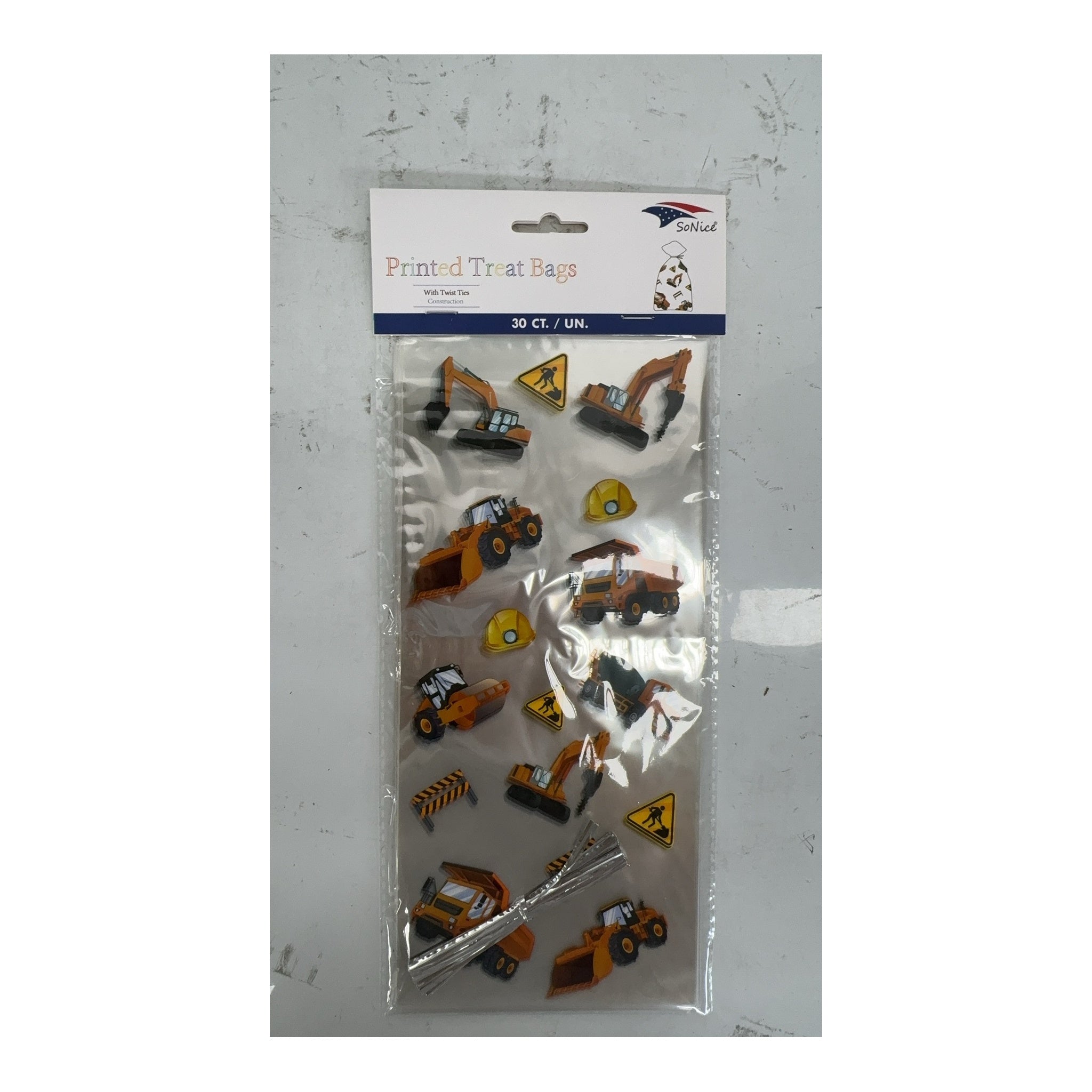 Cellophane bags 30 ct Construction 240Pk/Cs