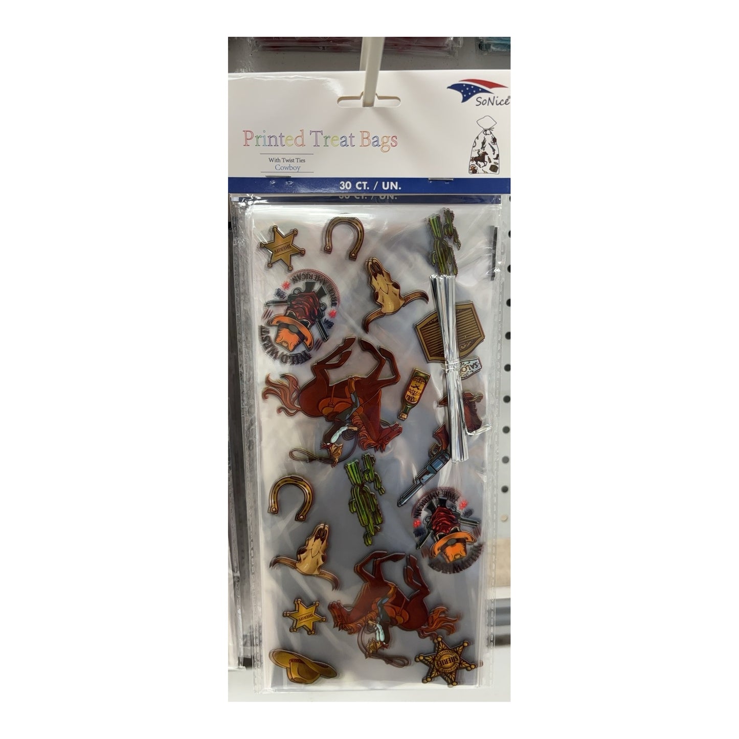 Cellophane bags 30 ct Cowboy 240Pk/Cs