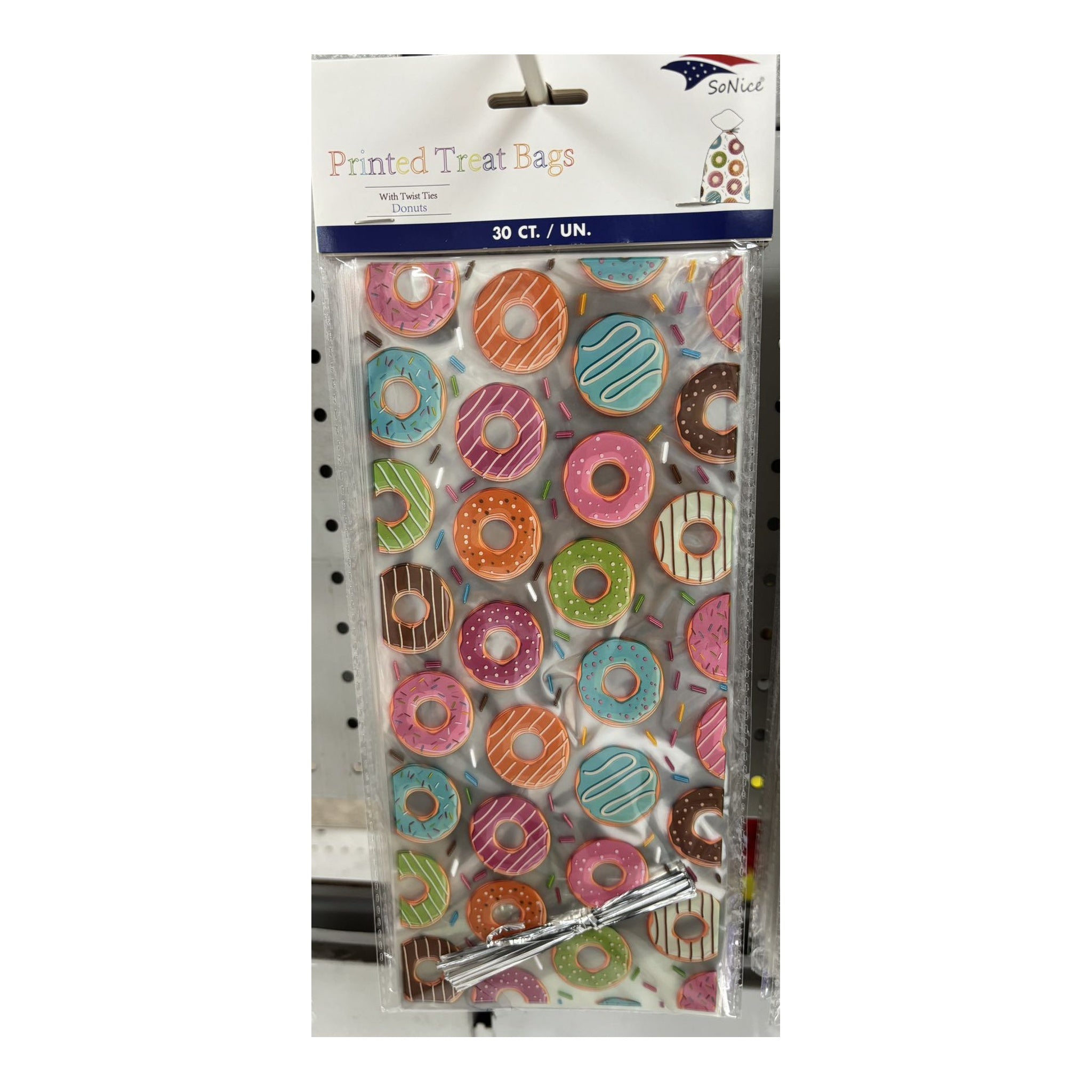 30 ct Cellophane bags Donut 240Pk/Cs