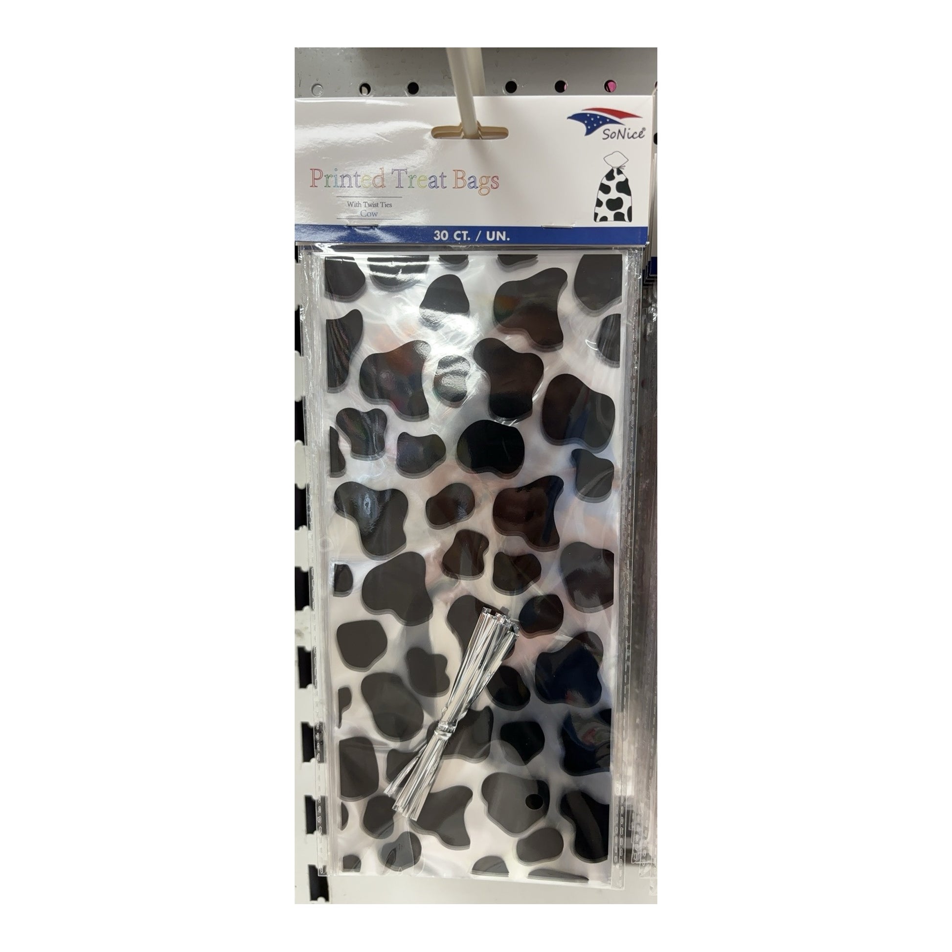Cellophane bags 30 ct Cow 240Pk/Cs