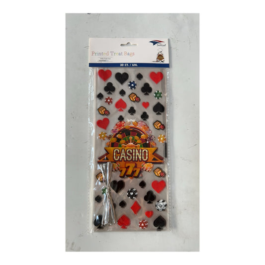 30 ct Cellophane bags Casino 240Pk/Cs