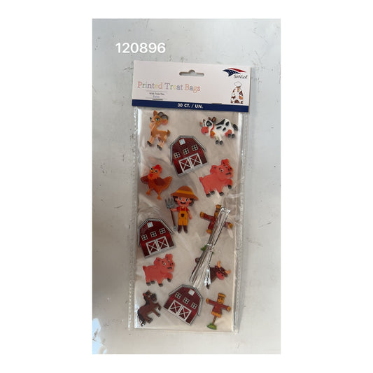 30 ct Cellophane bags Farm 240Pk/Cs
