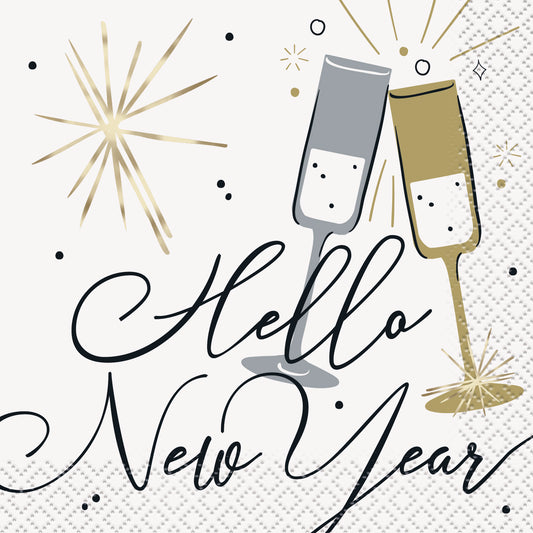Napkin New Years 16ct