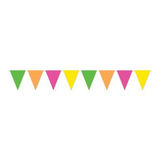 12ft Neon Pennant Banner