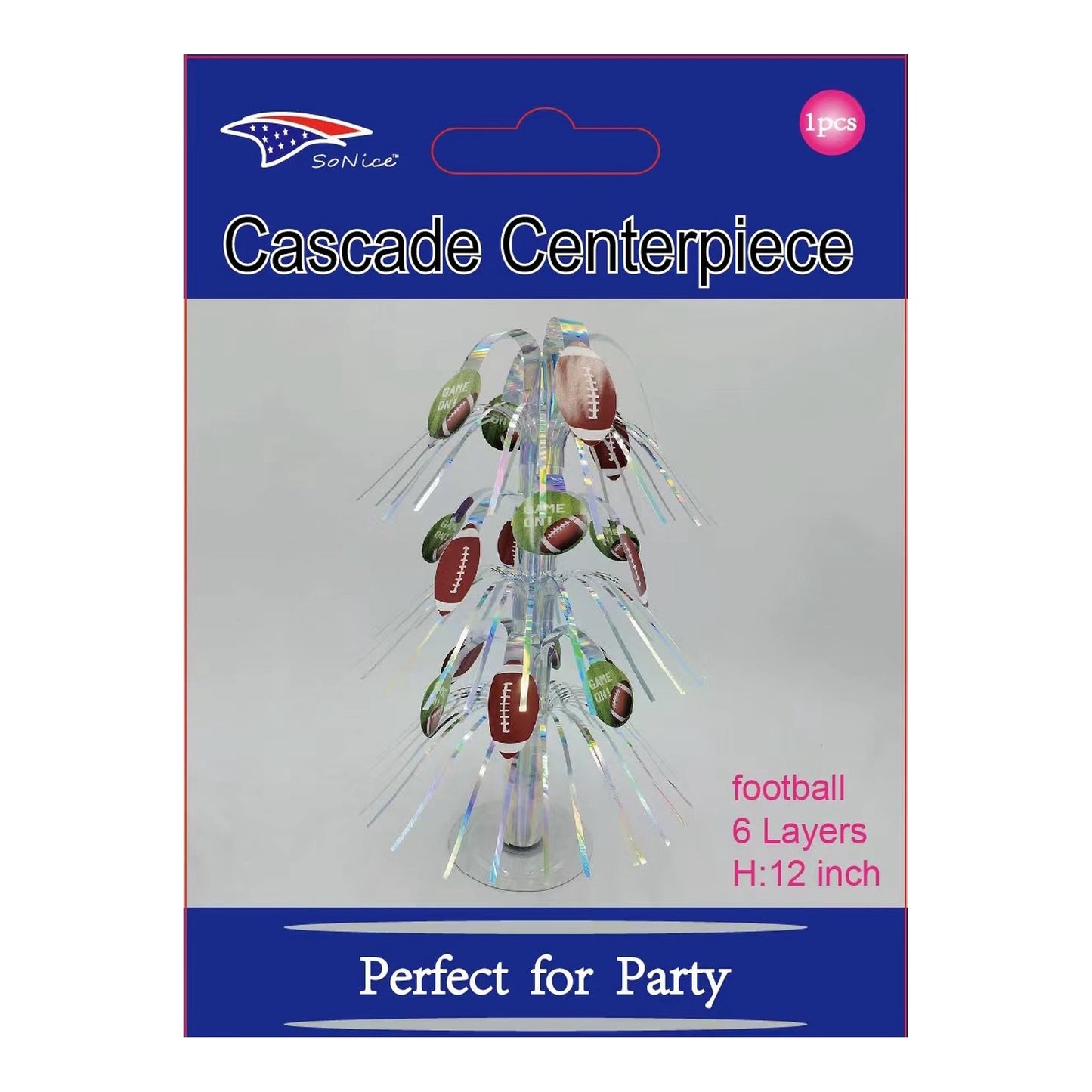 Casecade Centerpiece Football