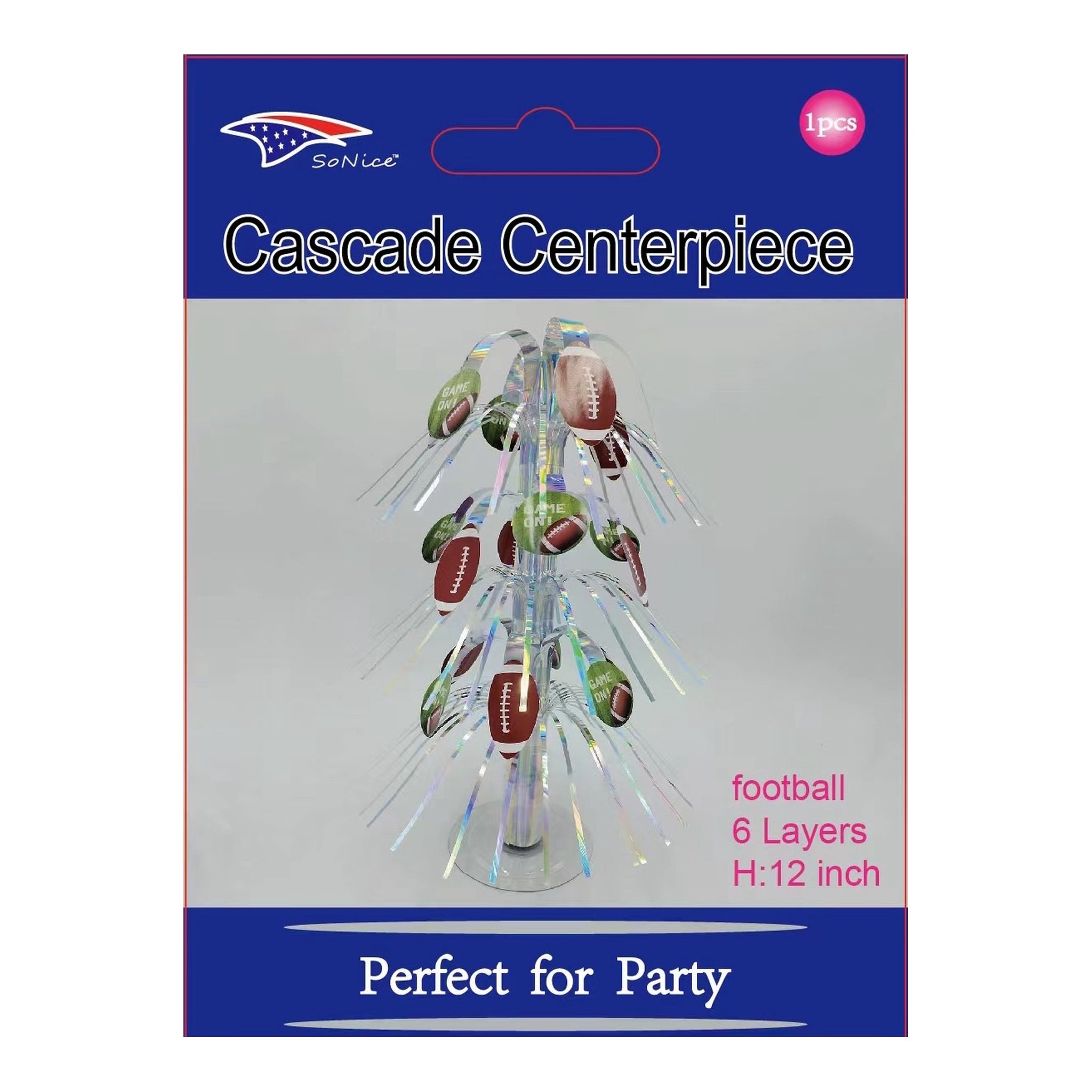 Casecade Centerpiece Football