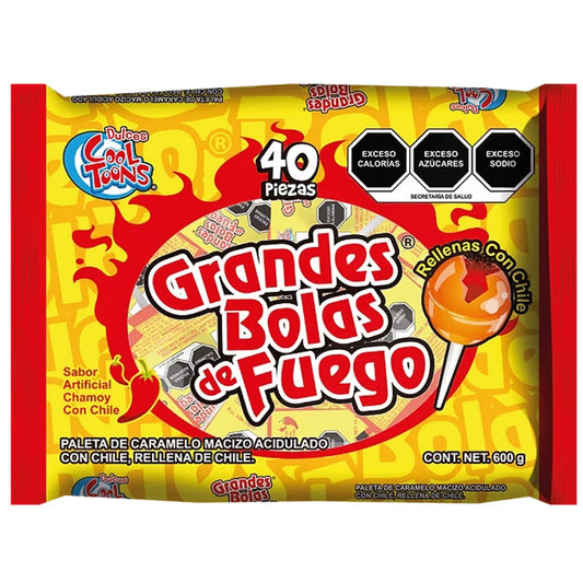 Cool Toons Grandes Bolas De Fuego Chamoy