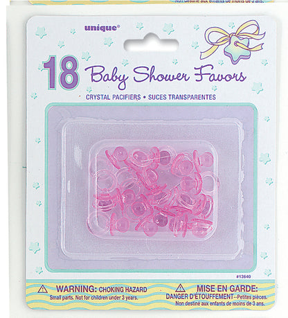 Pacifiers Pink 18ct