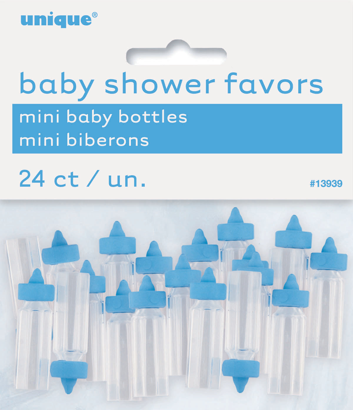 Mini Biberón Azul 24ud.