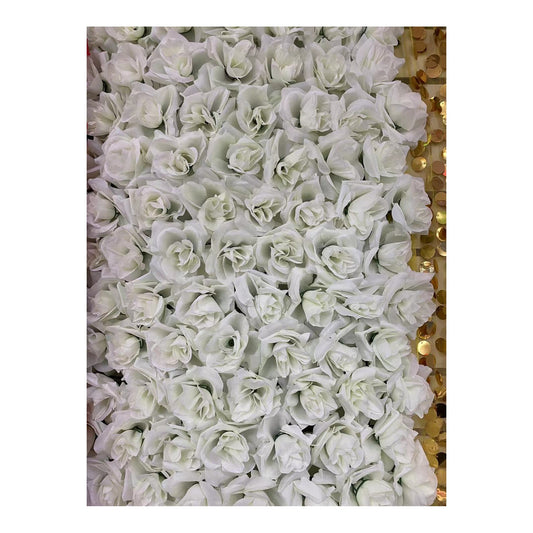 (c) Ivory Flower Wall Grid
