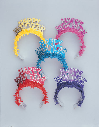 Happy New Year Glitter Tiara