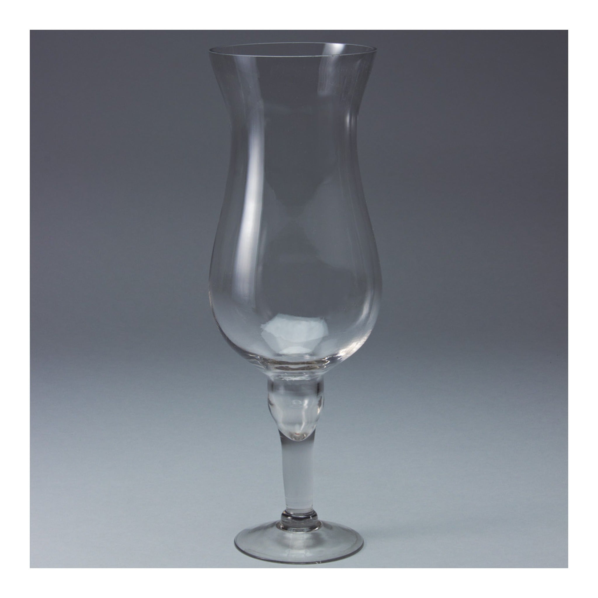 16" Hurricane Glass Vase