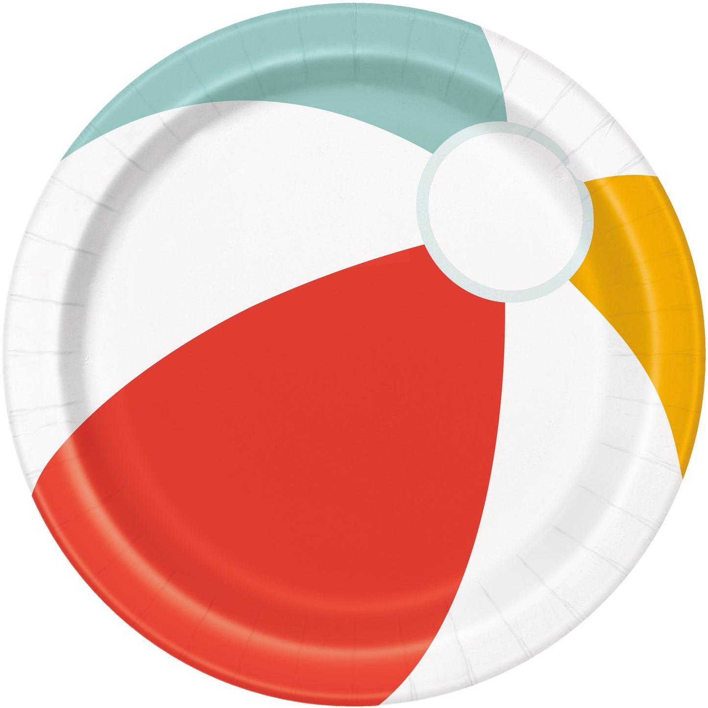 9" Plate Beach Ball 8ct