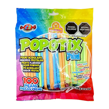 Las Delicias Popotix Mini 100 unidades