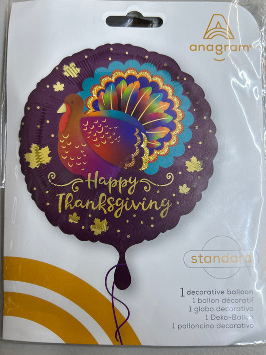 18" Standard  Glitter  Turkey