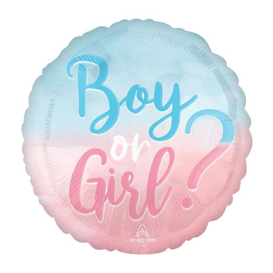 Gender Reveral Foil Balloon 18"