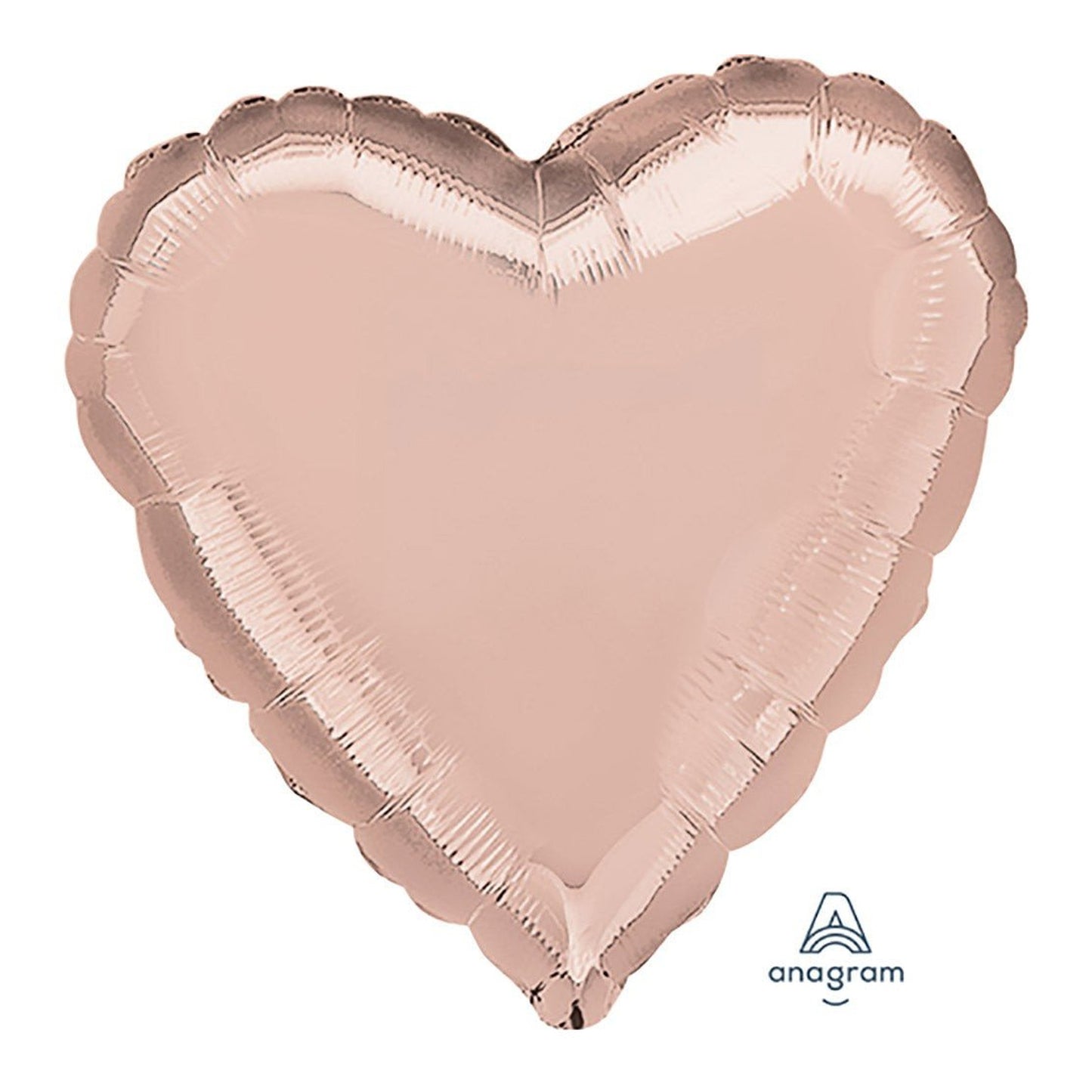Heart Rose Gold Foil Balloon 18"