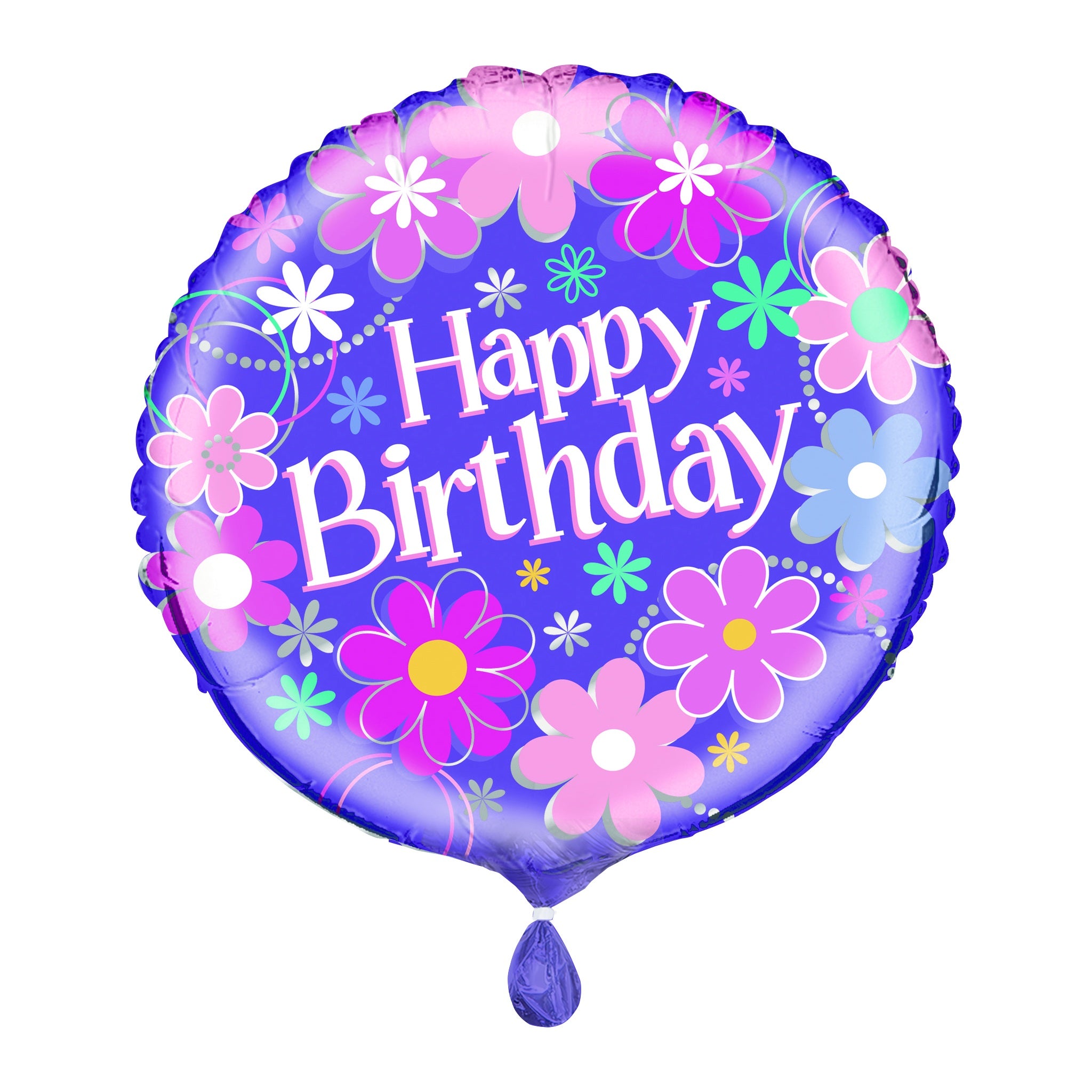 Happy Birthday Blossom Foil Balloon Foil Balloon 18"