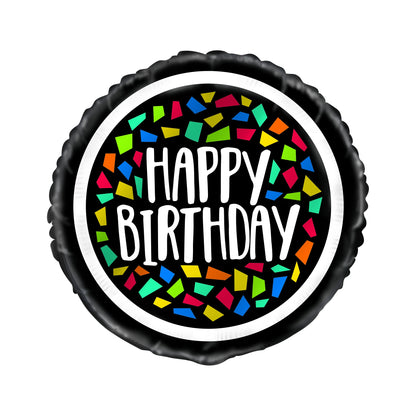 Birthday Clearfoil Msc Foil Balloon 18"