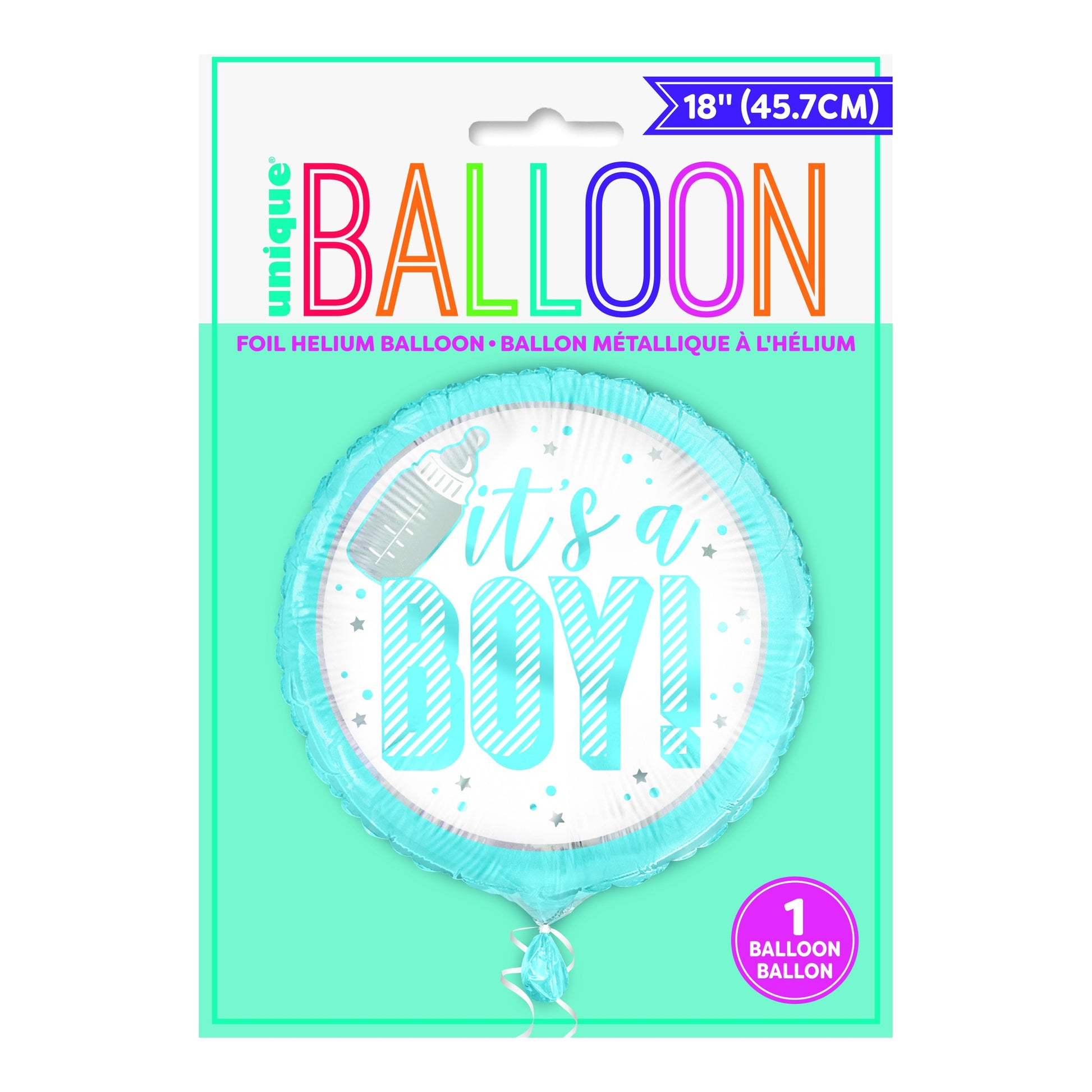 It's A Boy Foil Balloon 18"