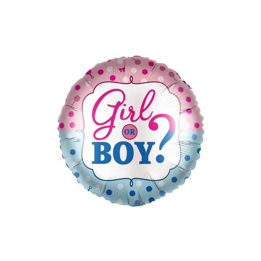 Ft Balloon Gender Reveal Foil Balloon 18"