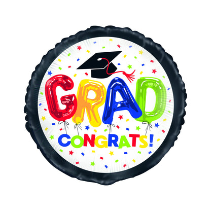 Grad Balloon Foil Balloon 18"