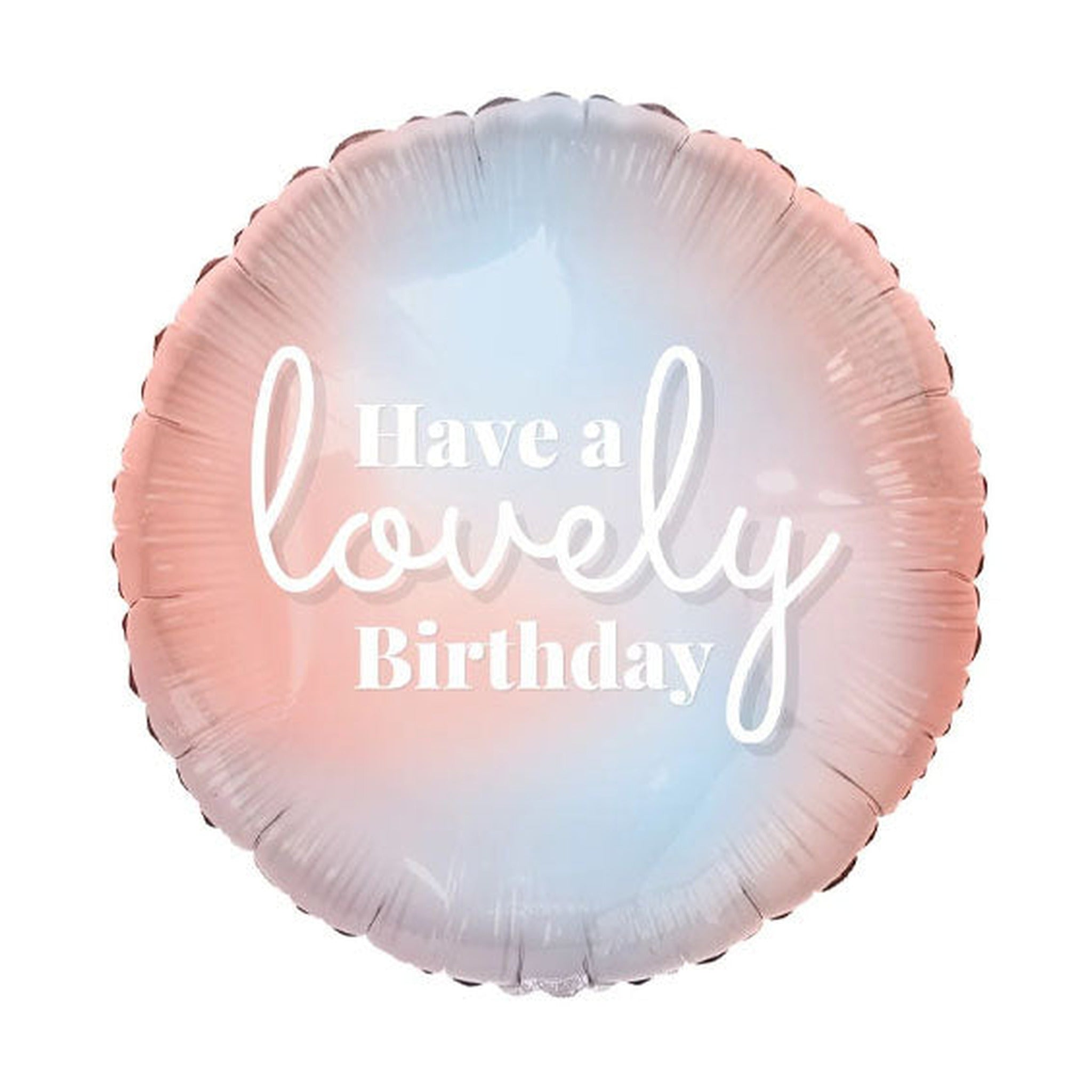 18” Lovely Birthday Foil Balloon