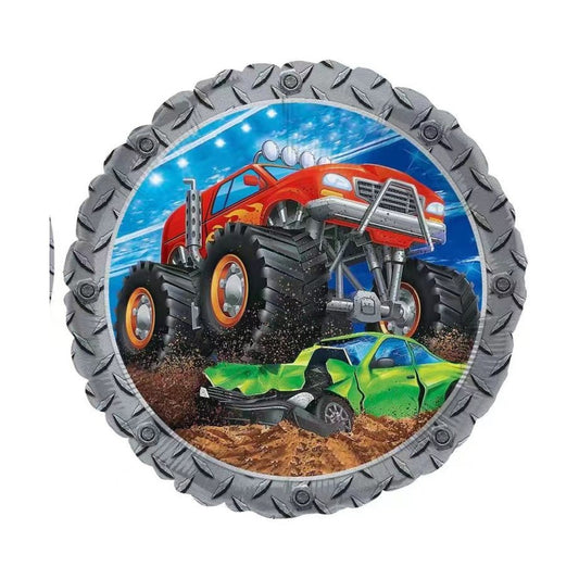 Mylar Balloon Truck 2pc Foil Balloon 18"