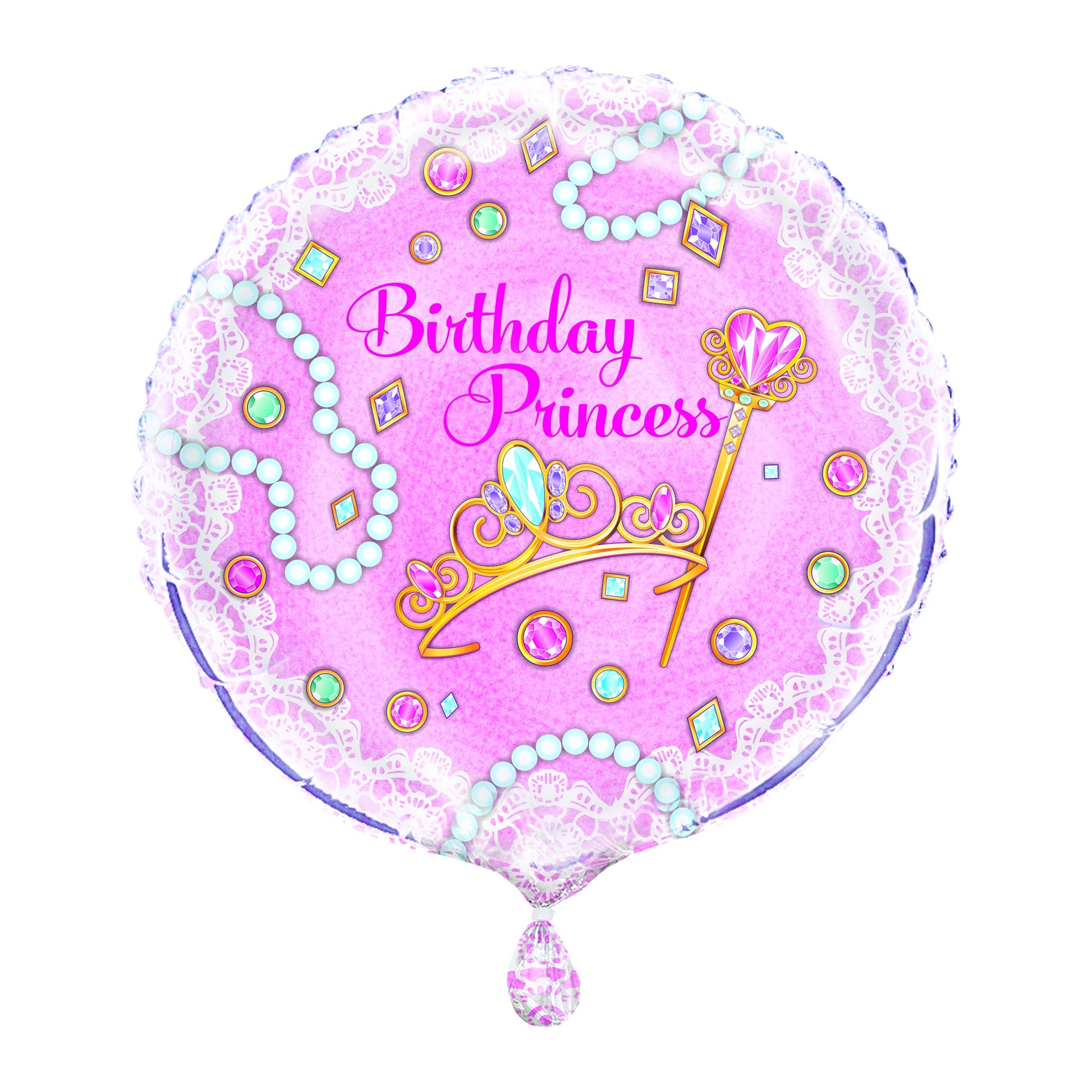 Pink Princess Foil Balloon Foil Balloon 18"
