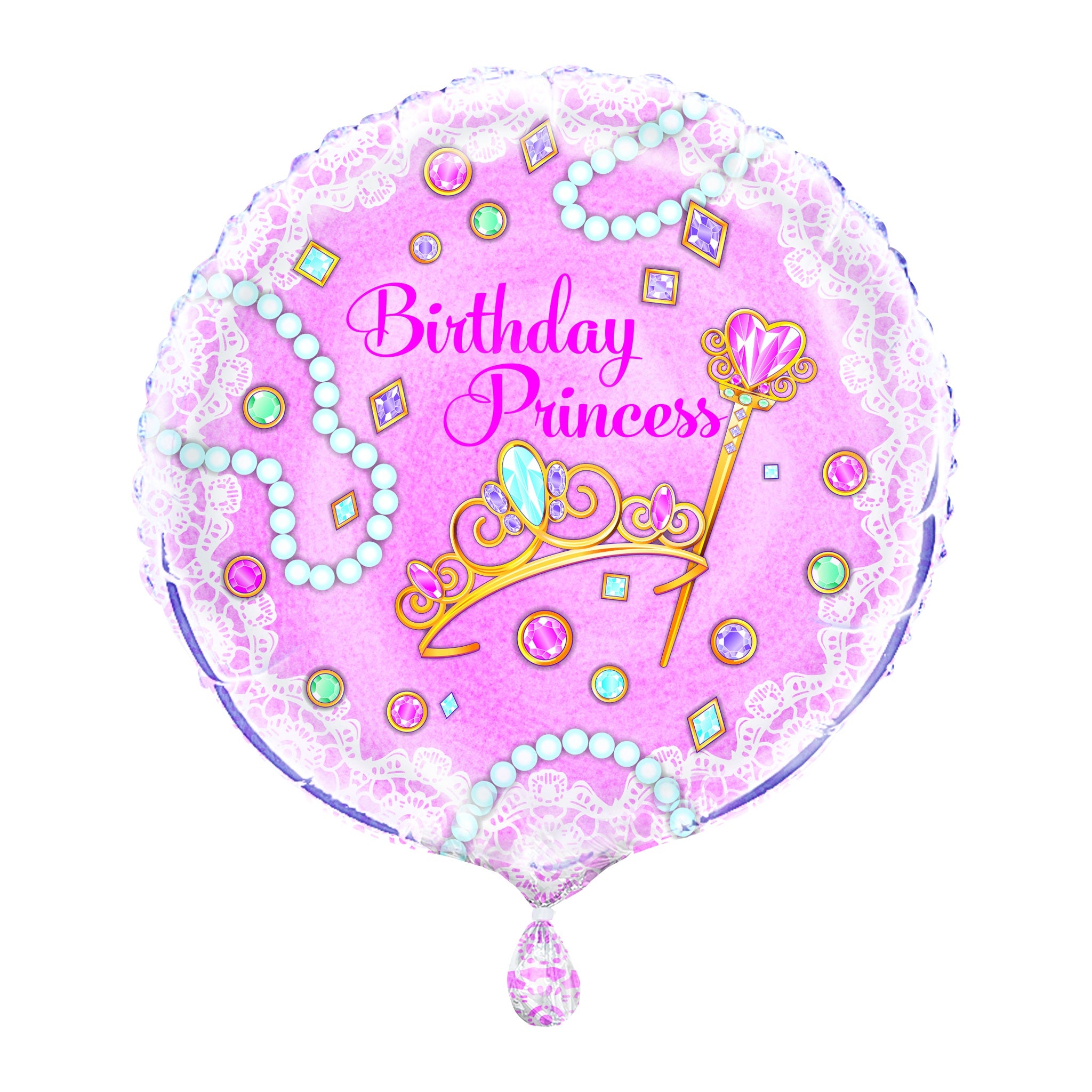 Pink Princess Foil Balloon Foil Balloon 18"