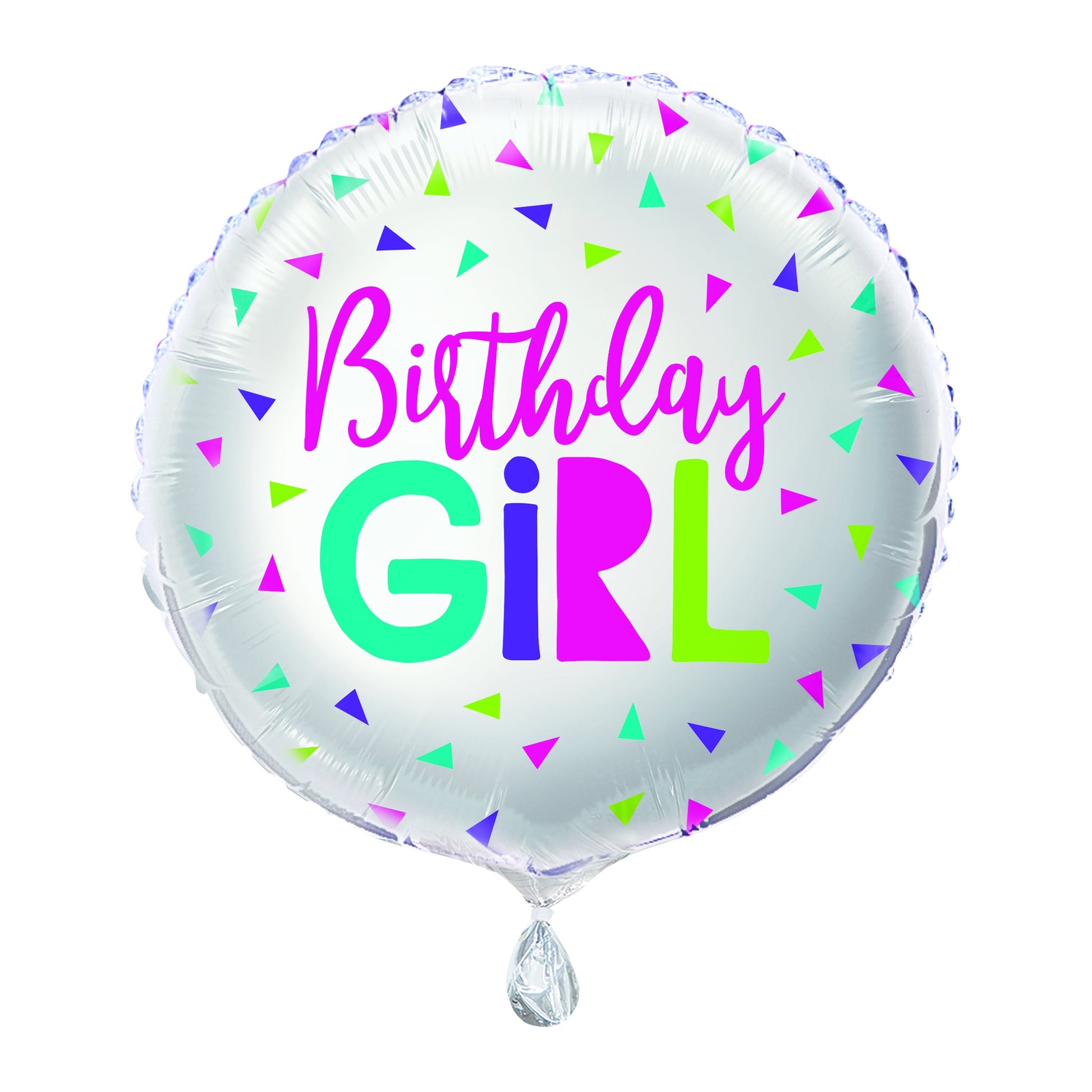 Confetti Birthday Girl Foil Balloon Foil Balloon 18"
