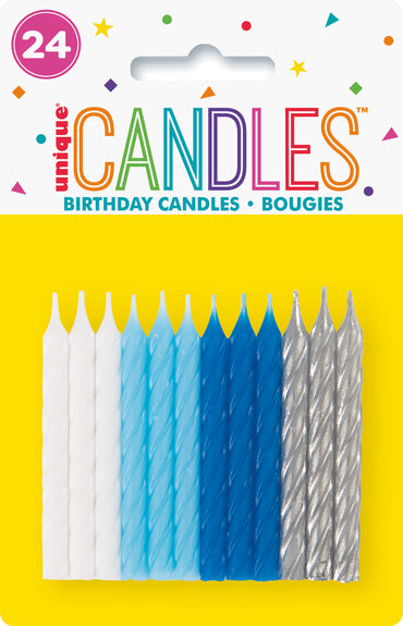 Birthday Candle Blue 24ct