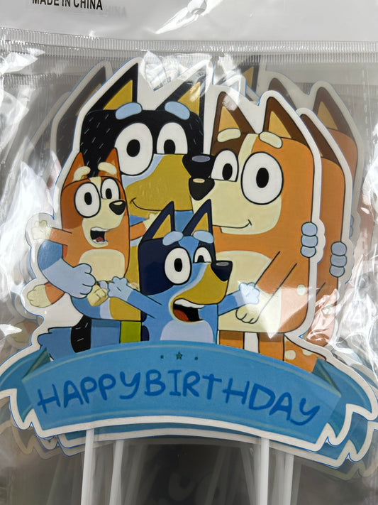 Bluey Cake Topper