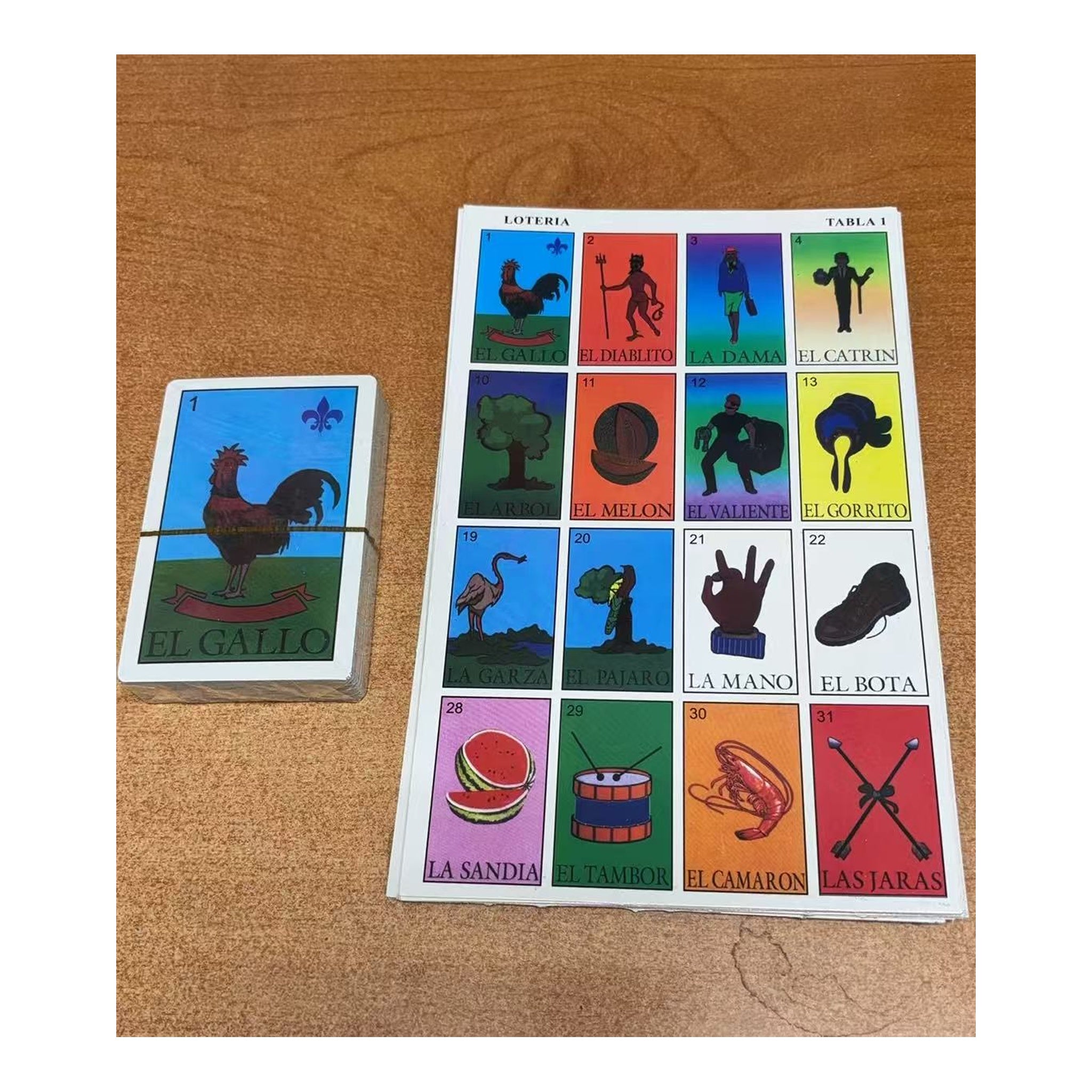 Small Loteria Card