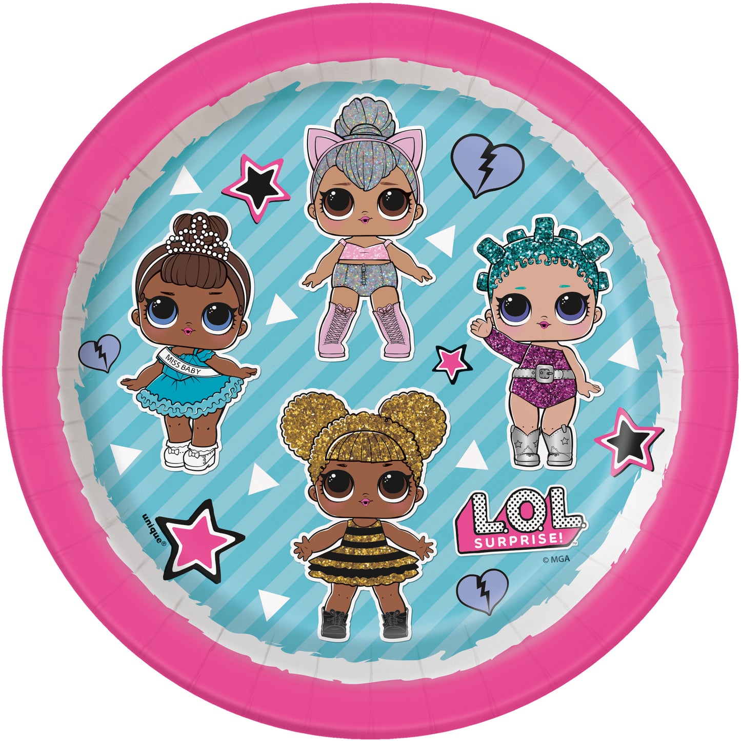 7" Plate Lol Surprise 8ct