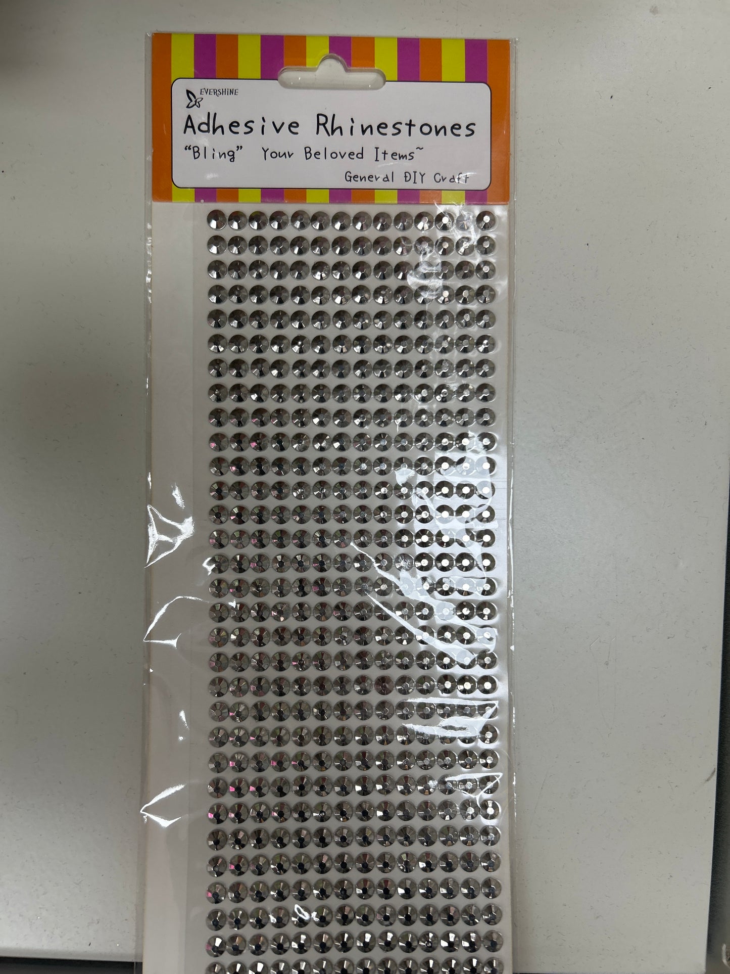 Rhinestone Sheet Silver
