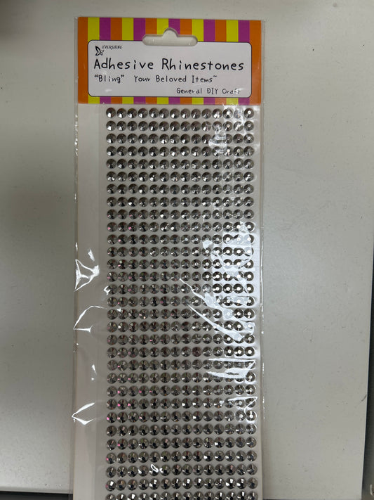 Rhinestone Sheet Silver