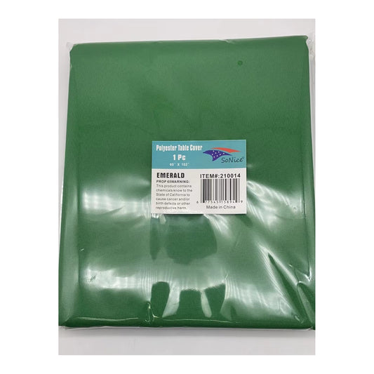 Polyester Table Cover Emerald Cs Only