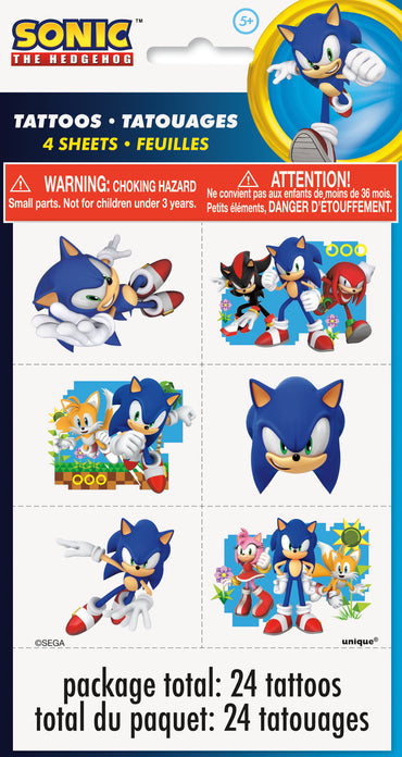 Sonic Tattoos 24ct